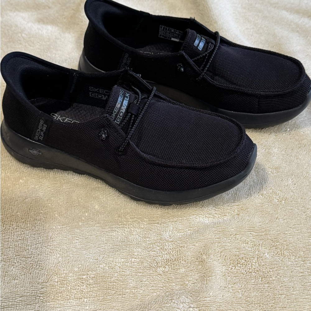 Skechers Women’s Black Slip-On Loafers